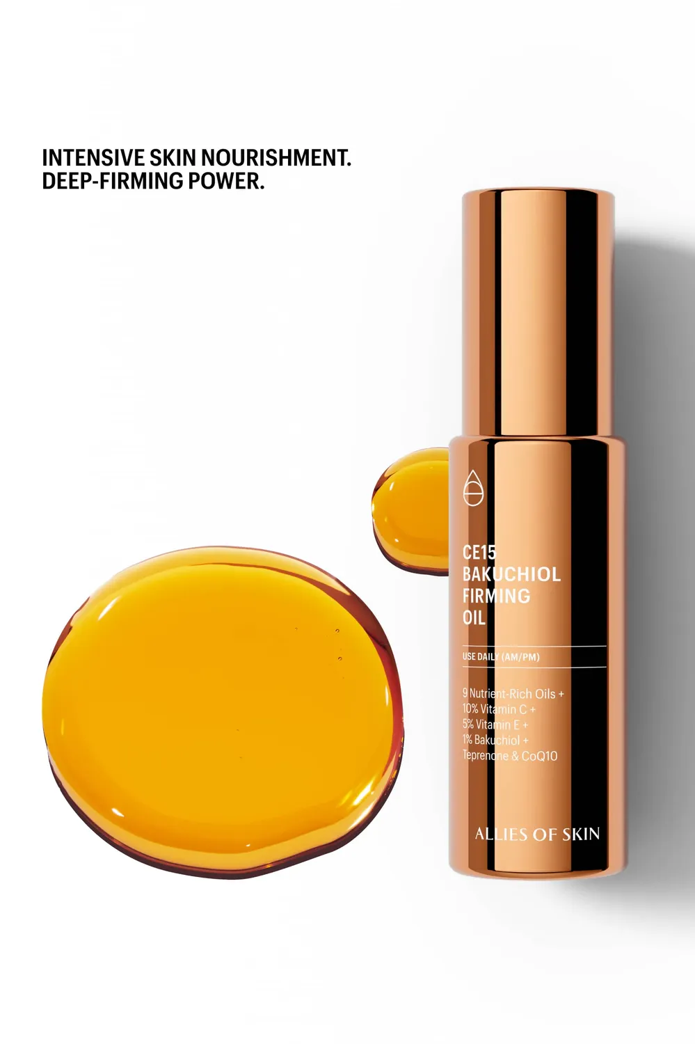 Allies of Skin CE15 Bakuchiol Firming Oil ansigtsolie C-vitamin