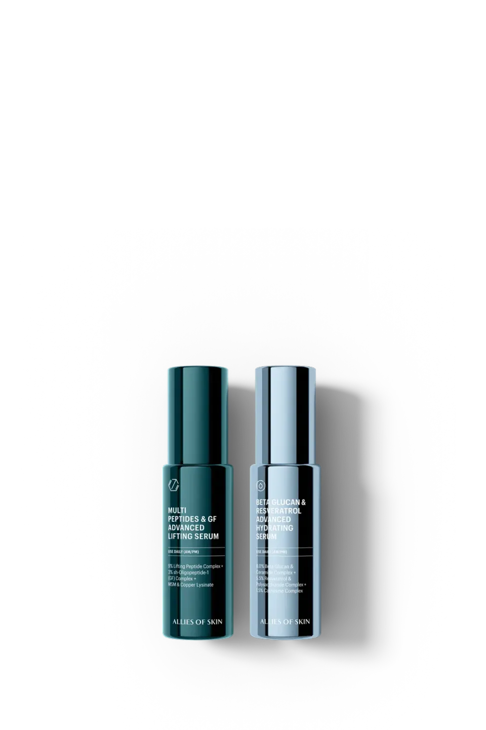 Allies of Skin Hydrate & Renew Duo serum sæt fugt