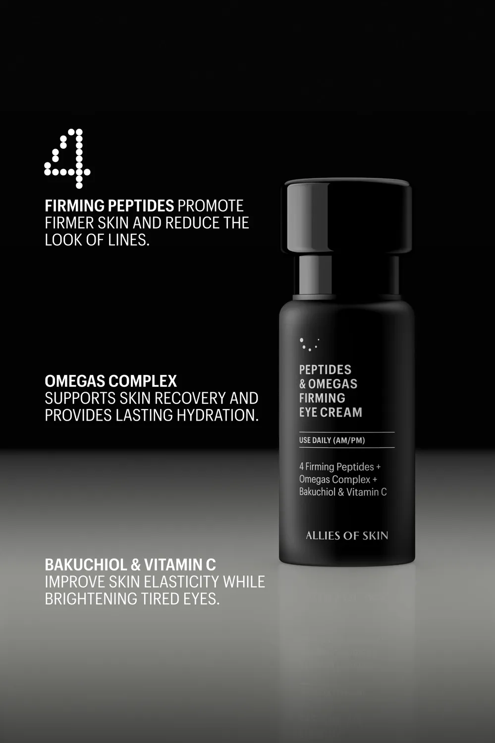 Allies of Skin Peptides & Omegas Firming øjencreme opstrammende