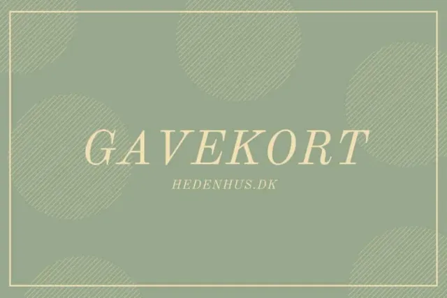 Hedenhus gavekort digitalt fra 50 kr. til hudpleje