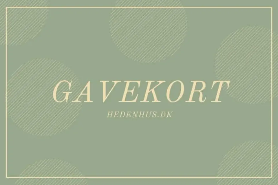 Hedenhus gavekort digitalt fra 50 kr. til hudpleje