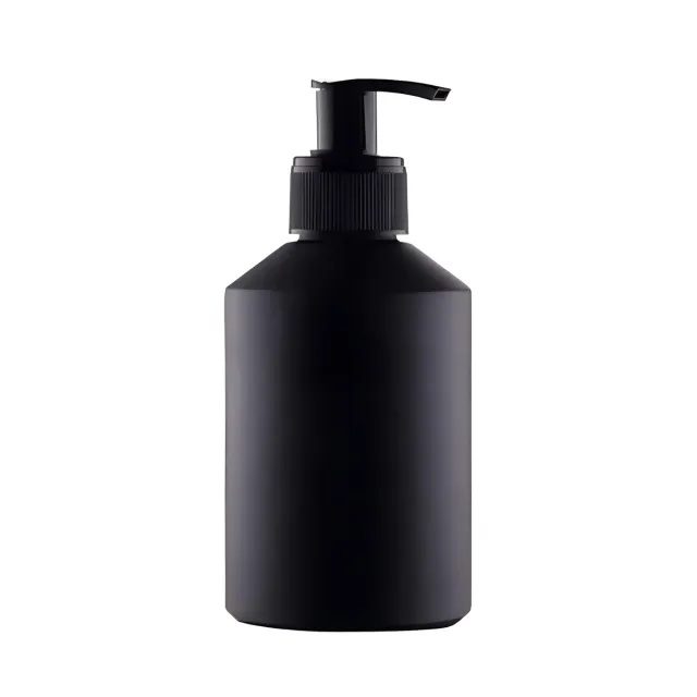 Hedenhus.dk Glasflaske sort med pumpe 200 ml