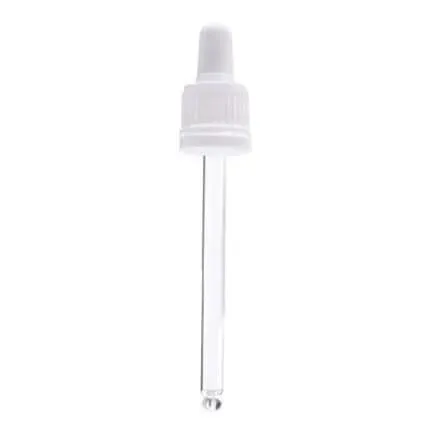 Hedenhus pipettelåg DIN18 106 mm hvid til 100 ml
