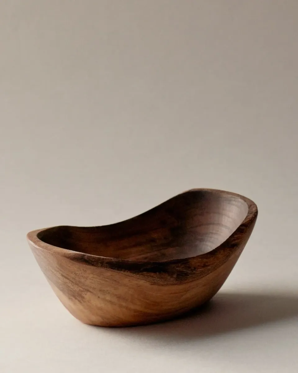 Melyon Ring Holder ringholder oliventræ 15x7 cm