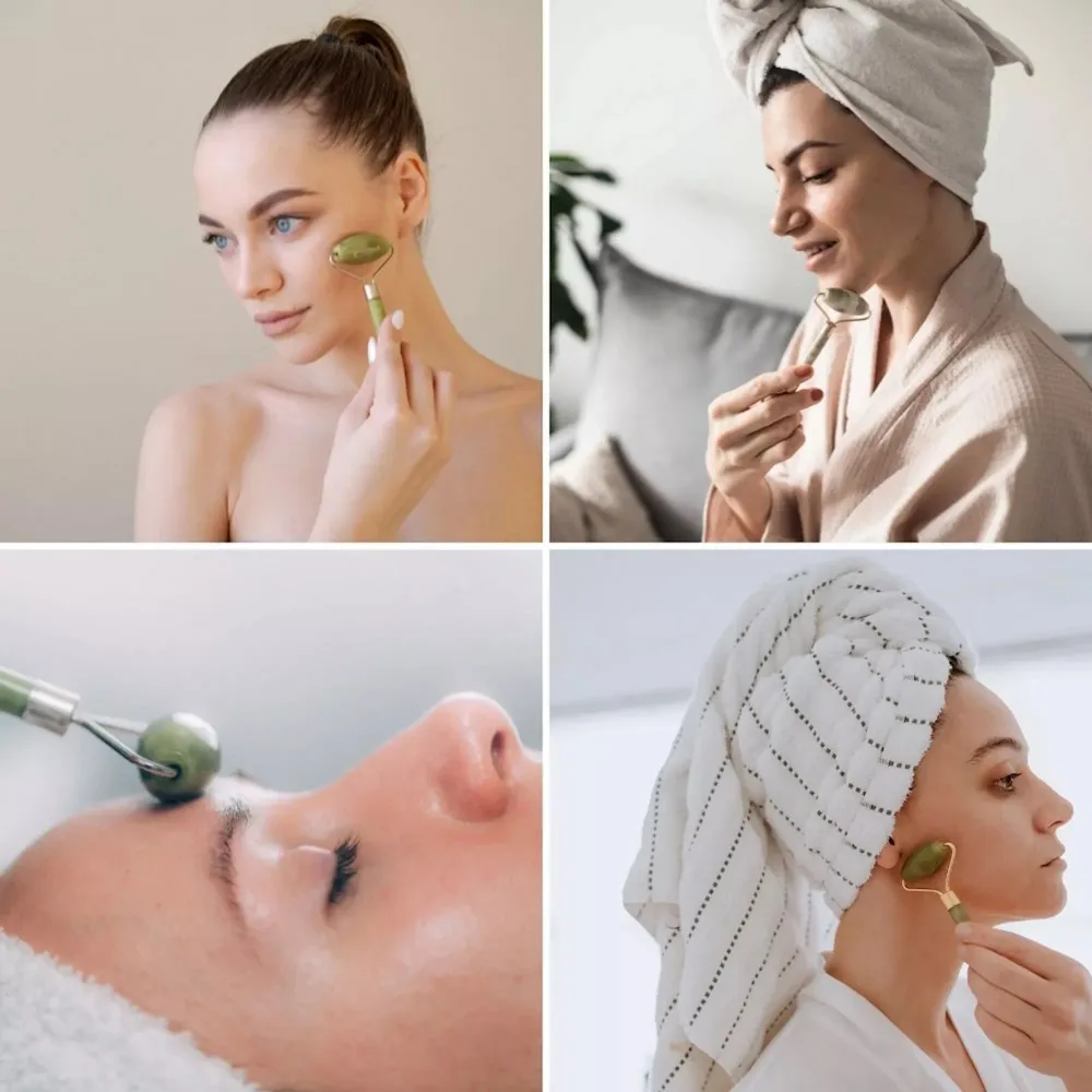 Hedenhus.dk grøn jade ansigtsrulle jade roller