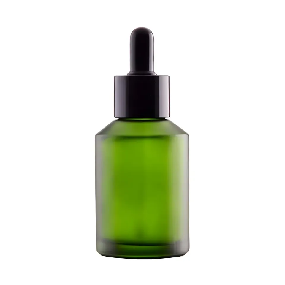 Hedenhus Grøn Glasflaske 60 ml med Pipettelåg Dråber