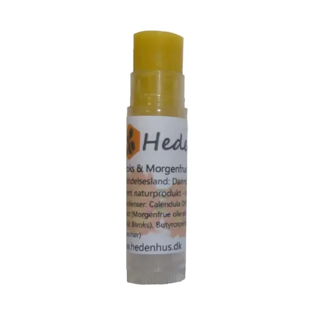 Hedenhus læbepomade med morgenfrue naturlig uden parfume