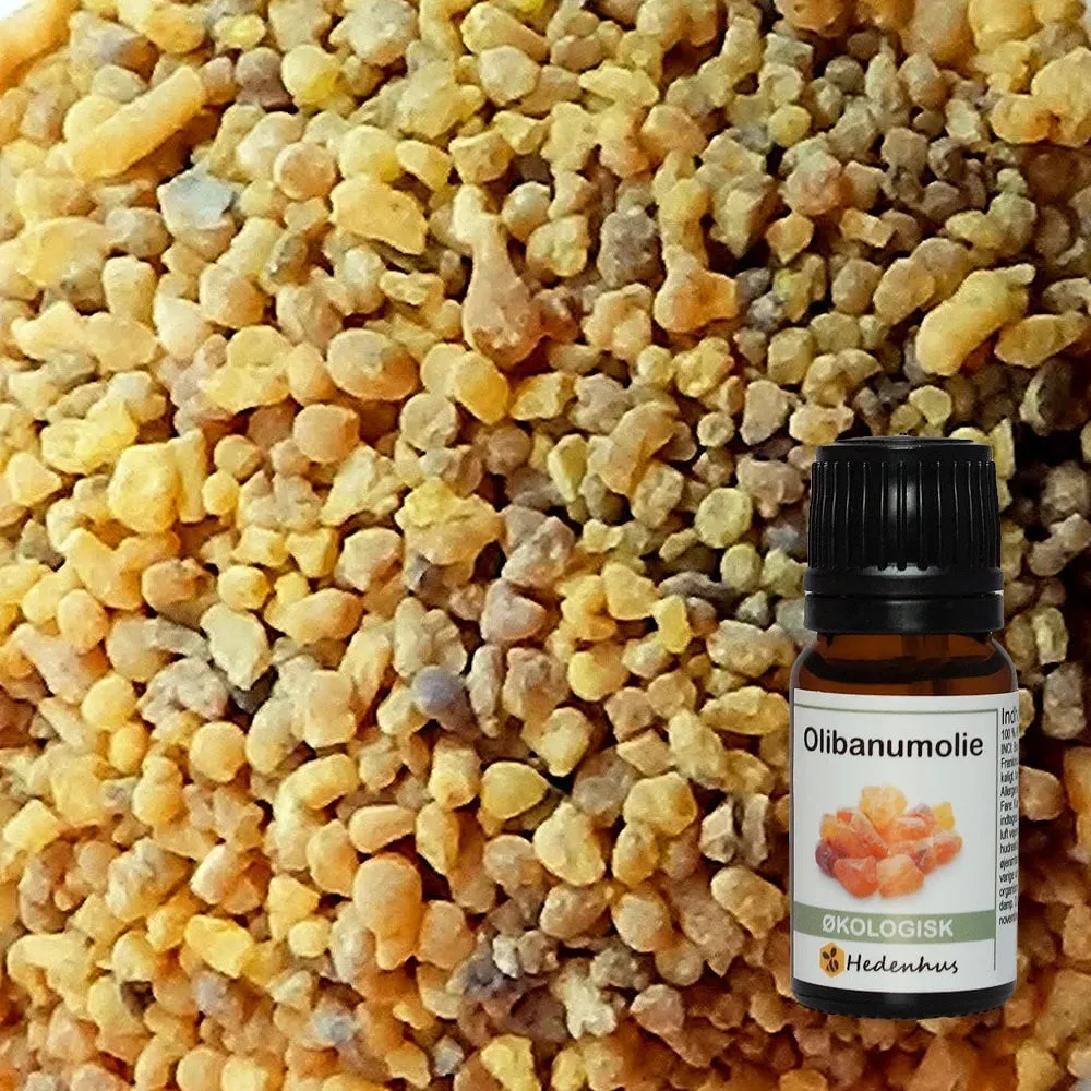 Hedenhus olibanumolie økologisk frankincense til hudpleje