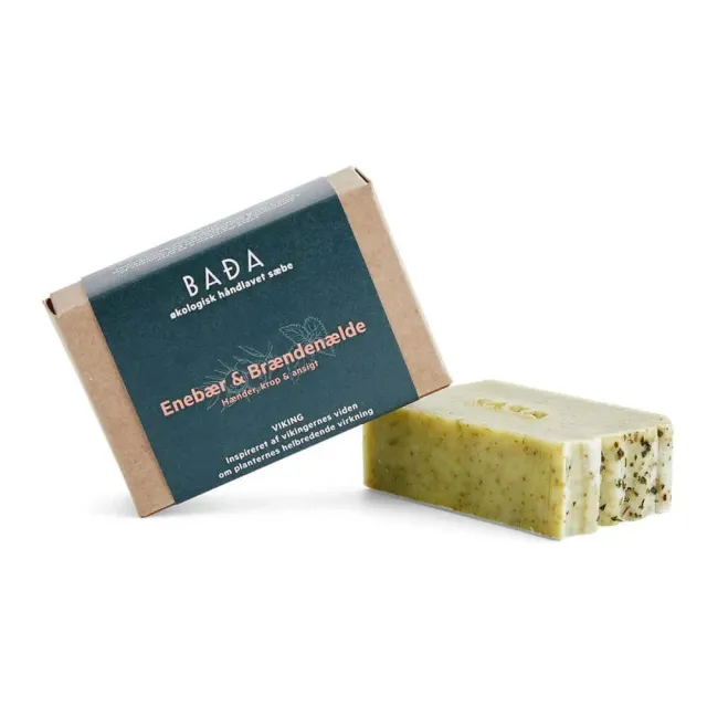 Hedenhus Enebær & Brændenælde Sæbe 100 g økologisk