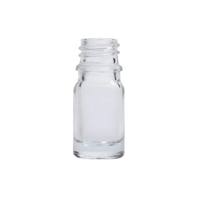 Hedenhus.dk klar glasflaske 5 ml DIN18