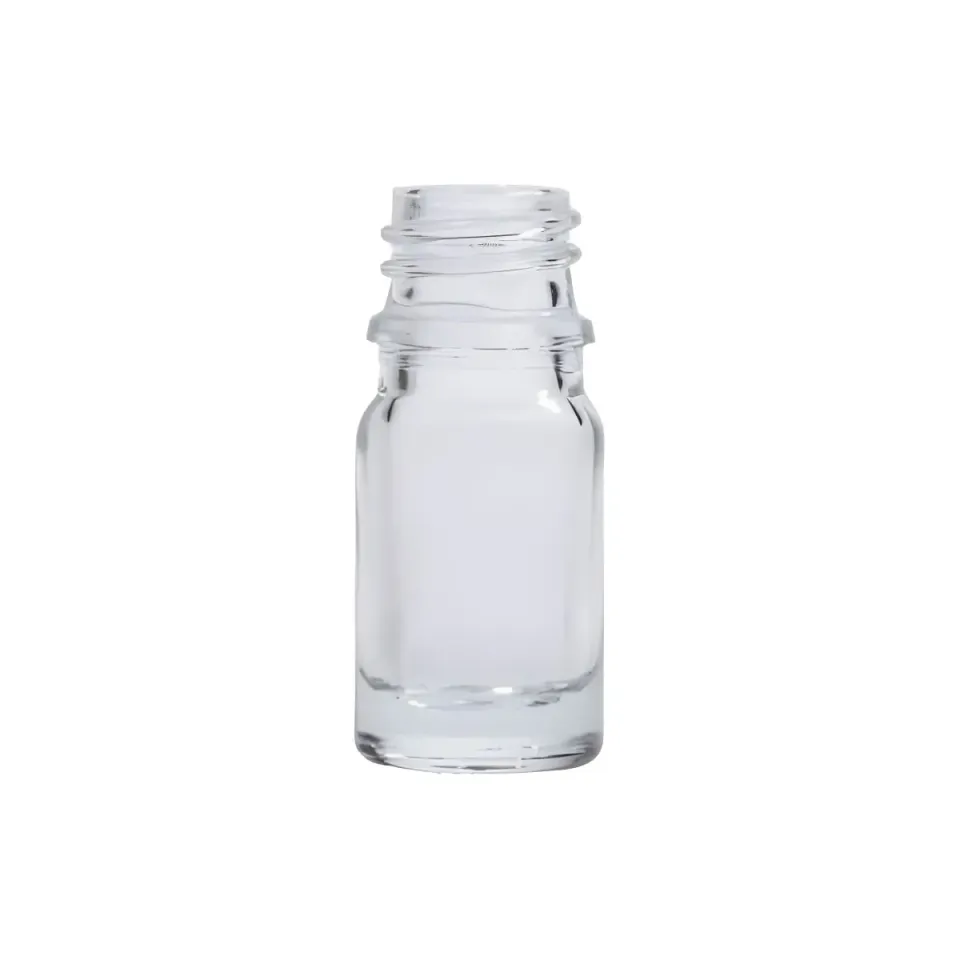 Hedenhus.dk klar glasflaske 5 ml DIN18