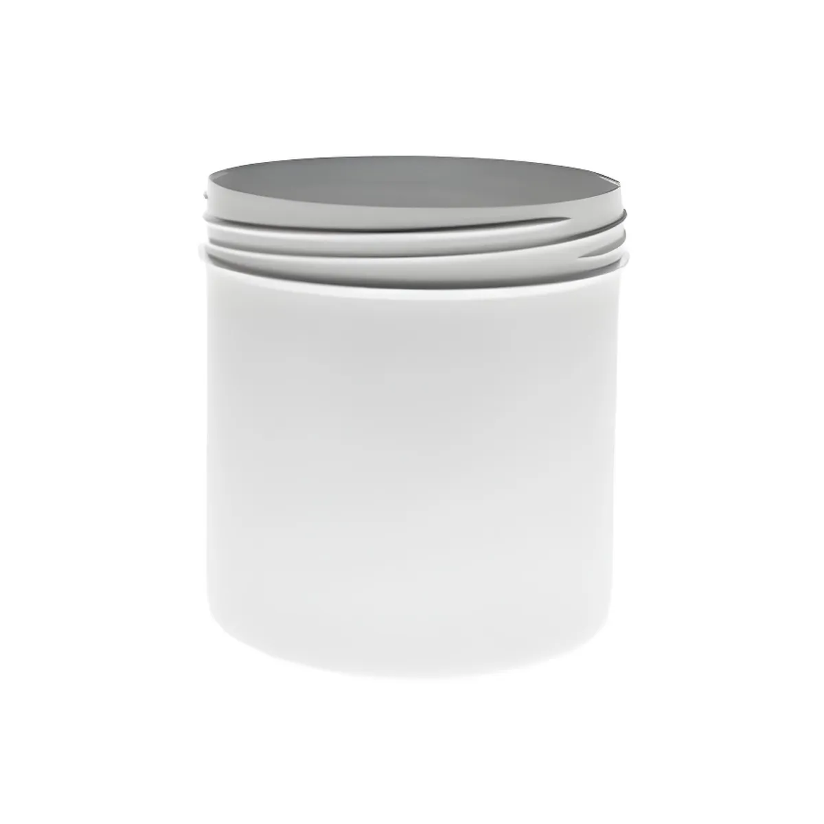 Hedenhus 125 ml hvid plastdåse cremedåse PP
