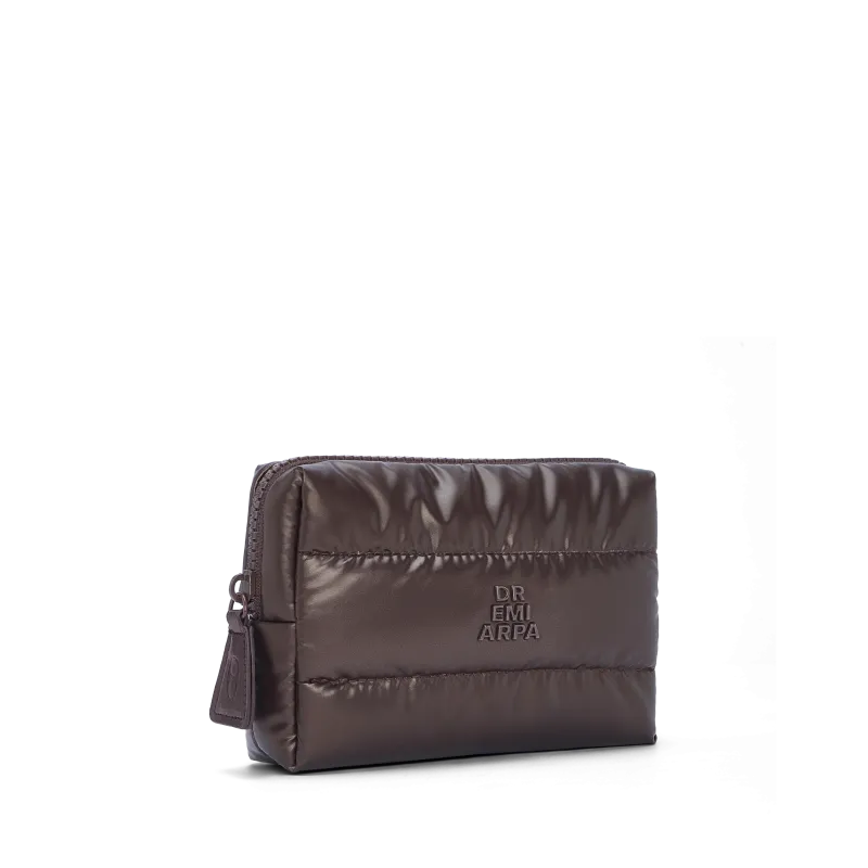 Dr. Emi Arpa Petite Puffer Beautybag Brun Mini