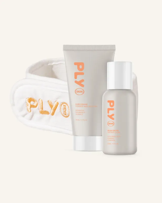 PLY SKIN Glow Duo Bundle serum + creme glass-skin