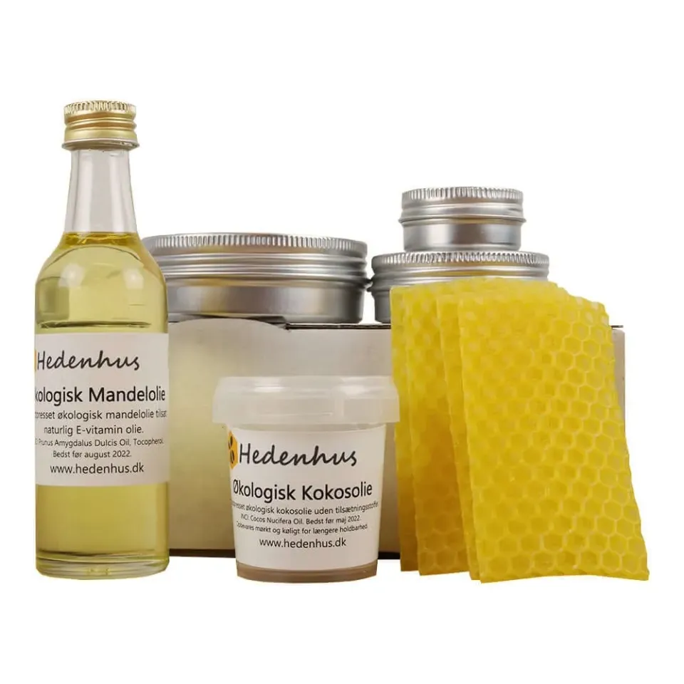 Hedenhus lav selv creme DIY boks naturlige råvarer