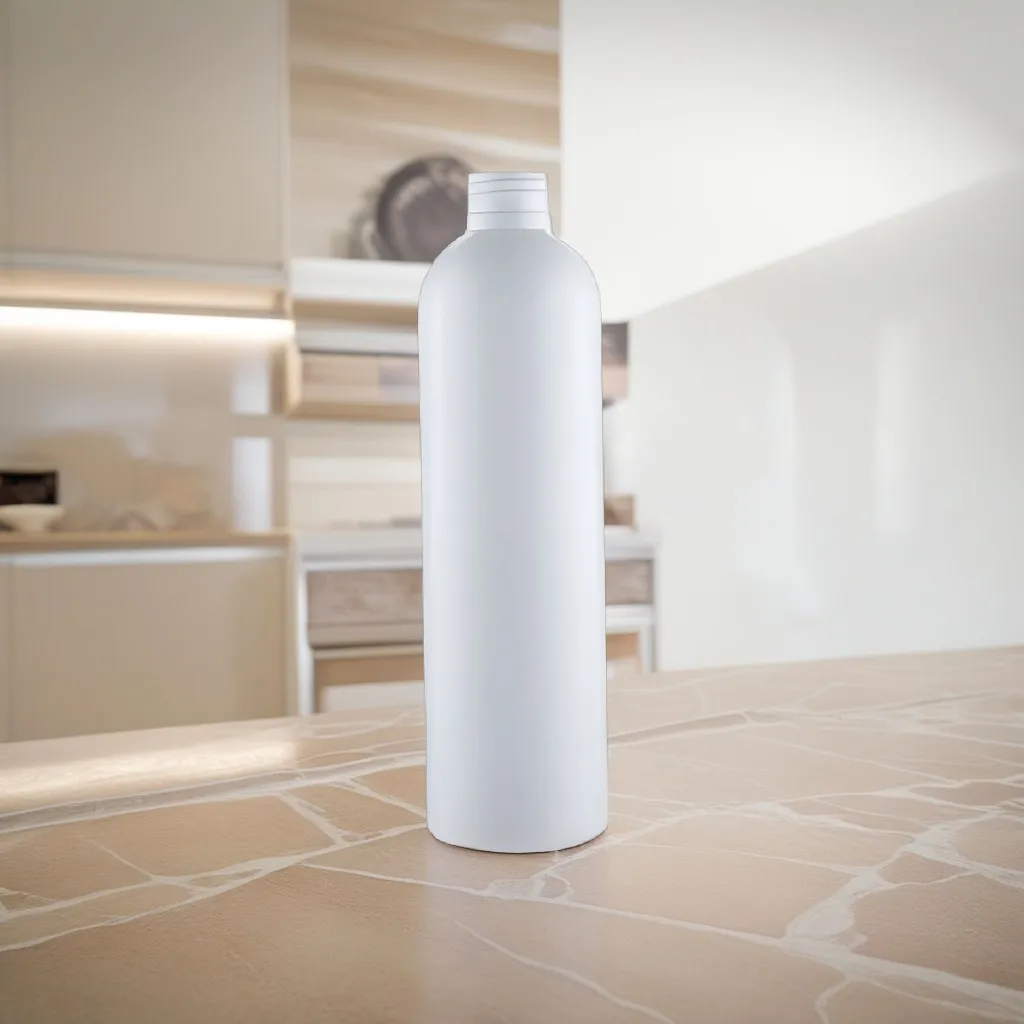 Hedenhus plastflaske 250 ml mat hvid RHDPE 24/410