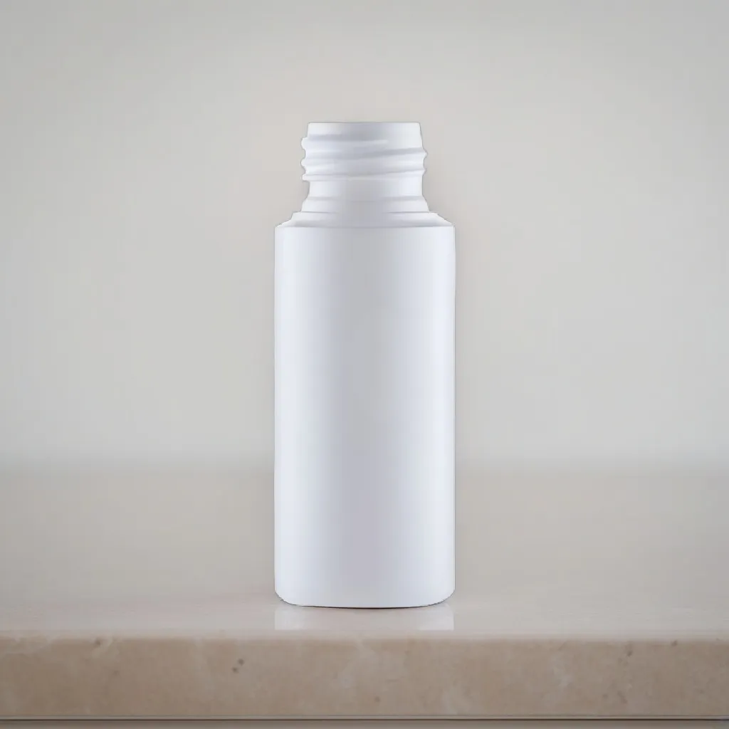 Hedenhus plastflaske ECO-HDPE 50 ml mat hvid 24/410