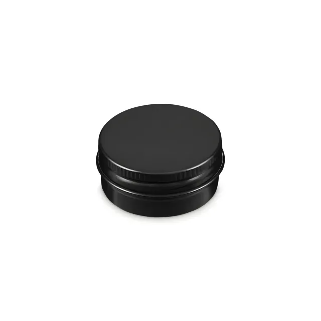 Hedenhus.dk sort aluminiumsbøtte 15 ml til creme
