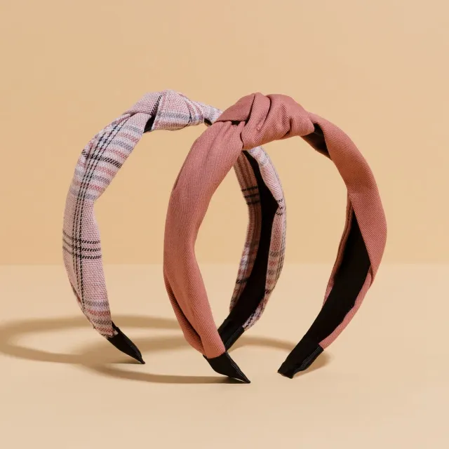 Goodiebox Hair Braces hårelastikker 2-pak pink