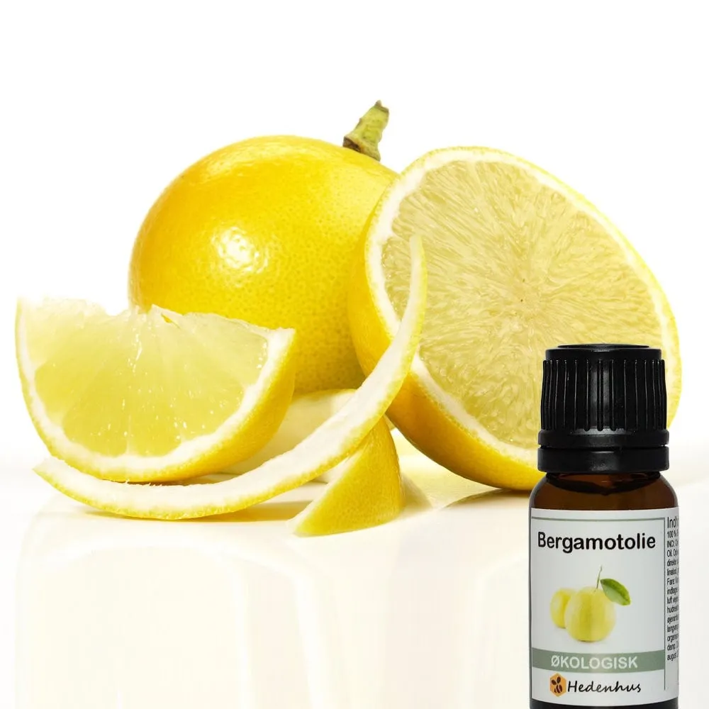 Hedenhus Bergamotolie økologisk æterisk olie citrus