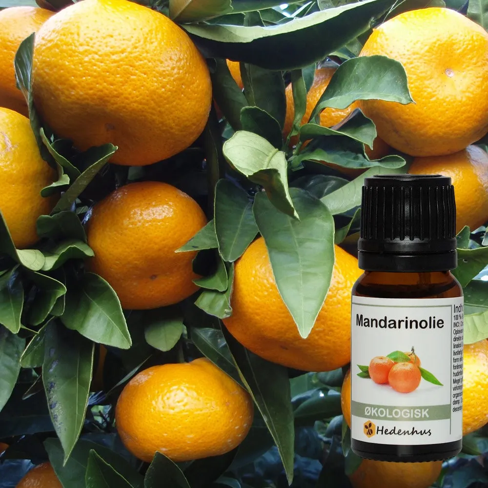 Hedenhus.dk Mandarinolie æterisk økologisk citrus