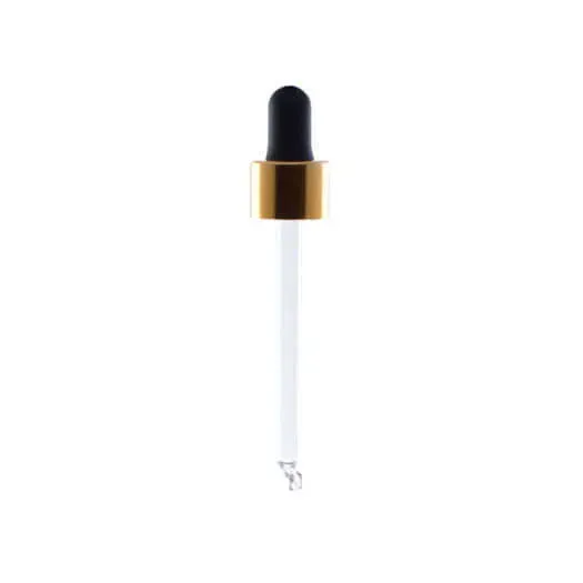 Hedenhus Guld låg med sort pipette 89 mm 50 ml DIN18