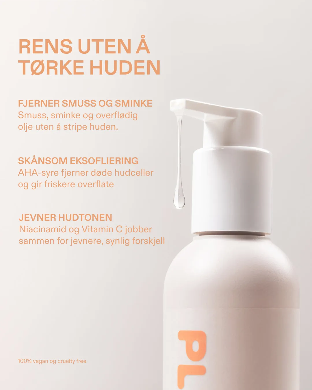 PLY SKIN Clean Slate Cleanser ansigtsrens 200 ml