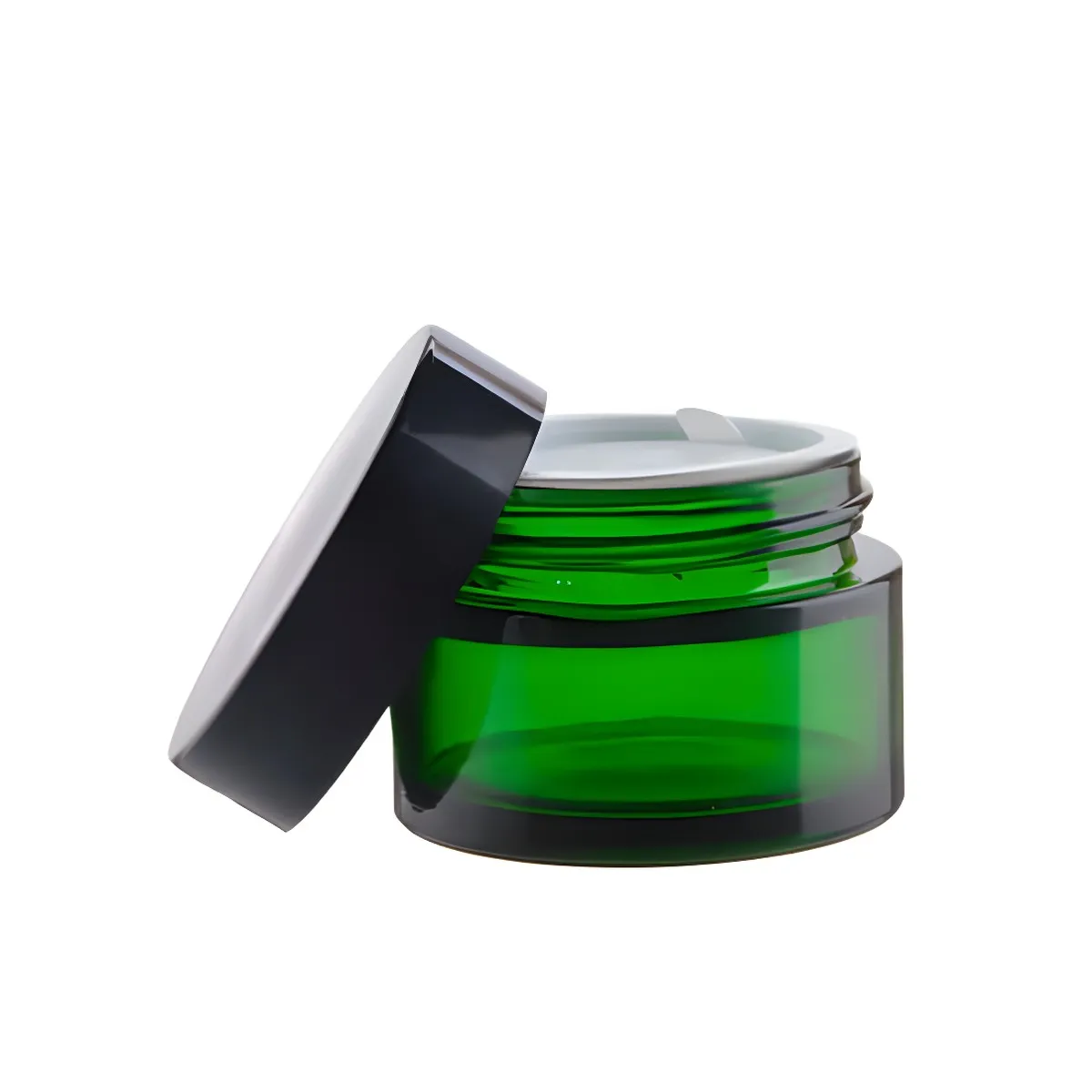 Hedenhus.dk cremebøtte grønt glas 30 ml