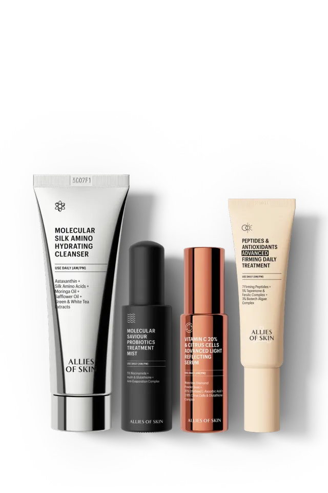 Allies of Skin Soothe & Brightening Travel Routine hudplejesæt rejse