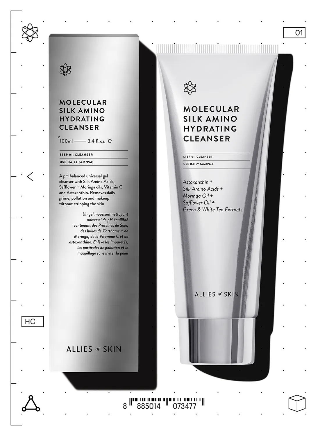Allies of Skin Hydrate Lift Duo sæt rens + lifting serum