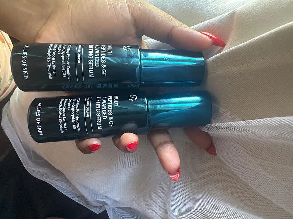 Allies of Skin Multi Peptides & GF Advanced Lifting Serum løftende