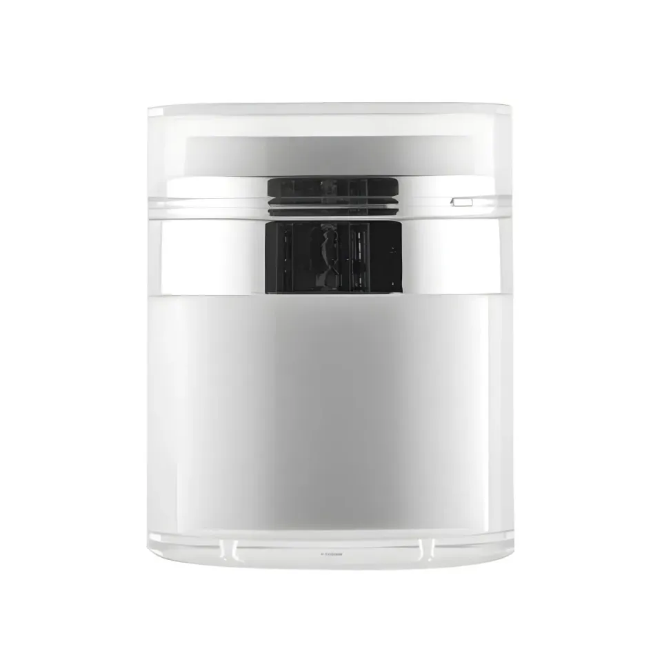 Hedenhus pumpekrukke airless 50 ml hvid sølv