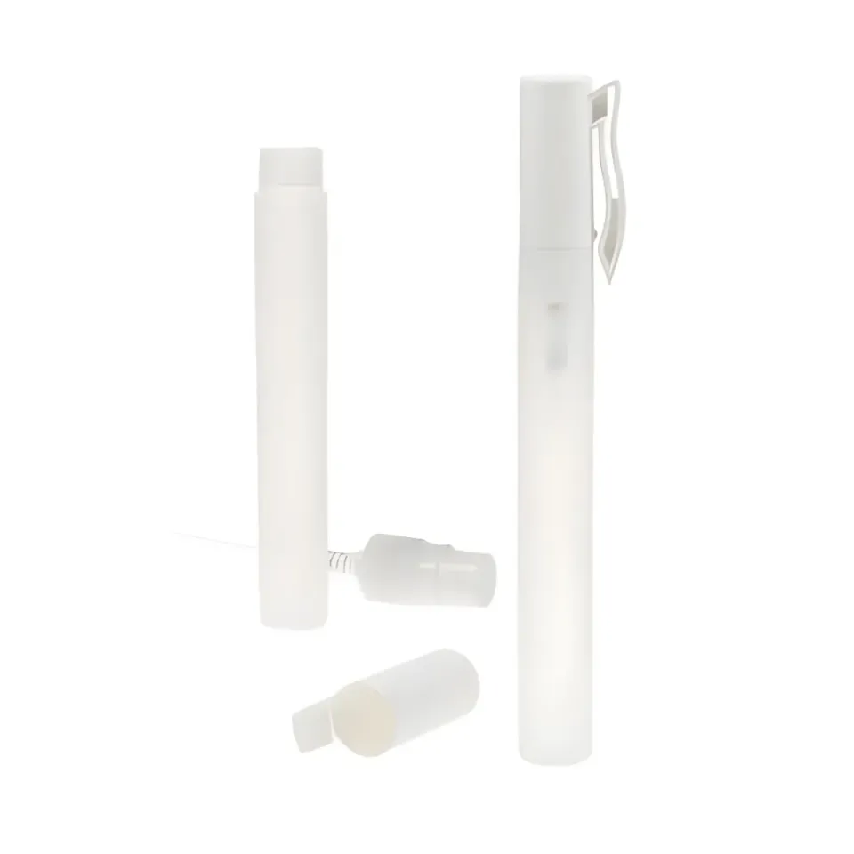 Hedenhus 10 ml lommeflaske med spray hvid