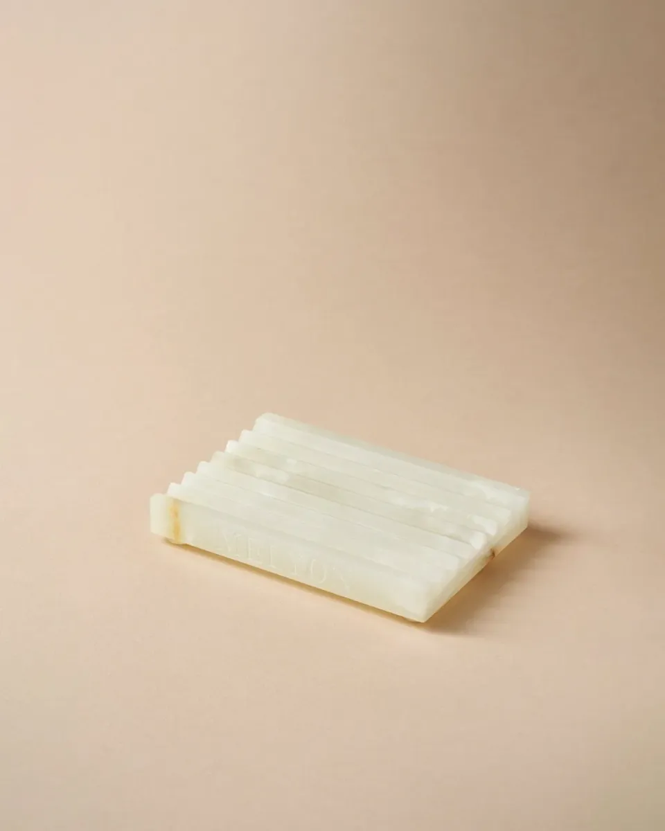 Melyon Marble Dish sæbeskål grøn onyx