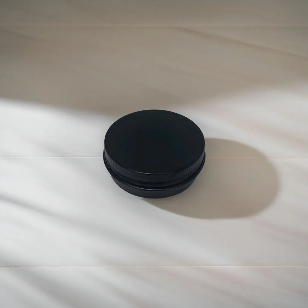 Hedenhus Aluminium Bøtte Sort 60 ml Cremekrukke Læbepomade