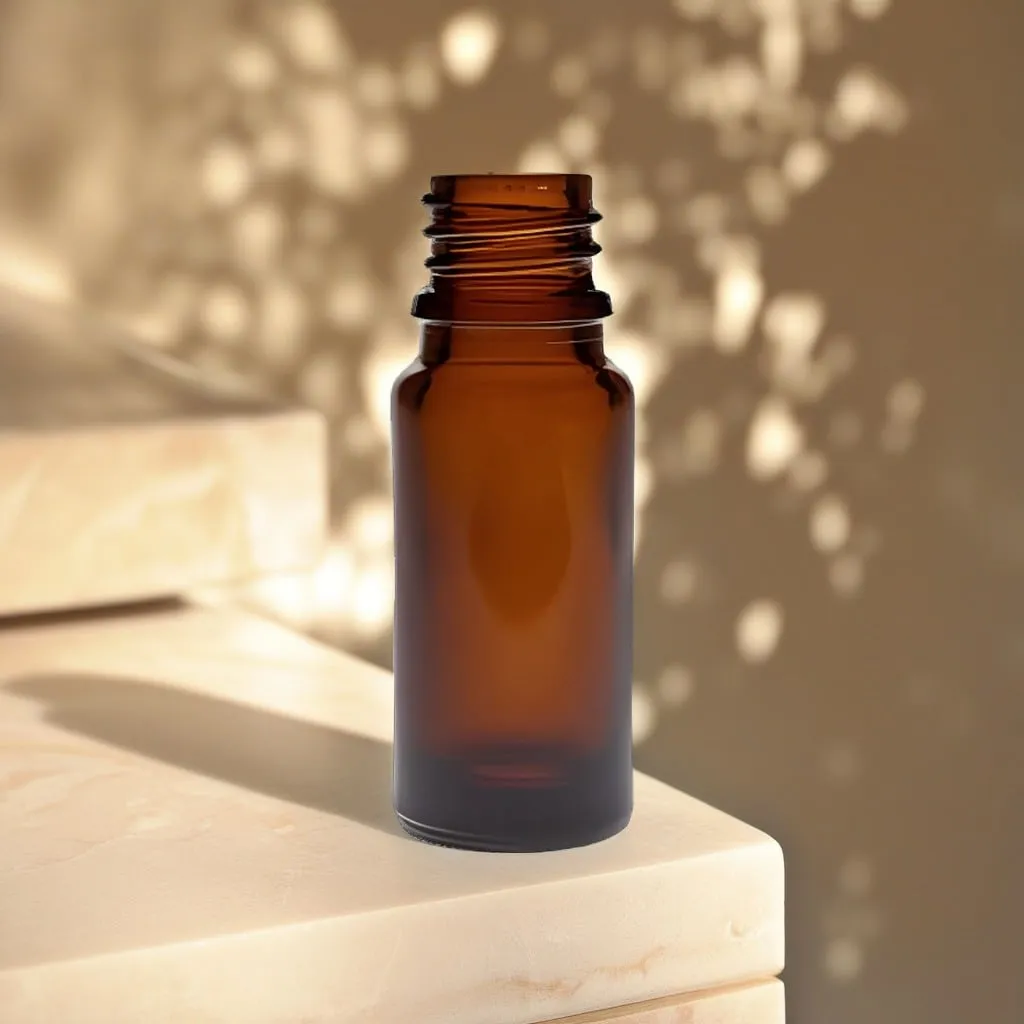 Hedenhus 10 ml brun glasflaske DIN18 lysbeskyttet
