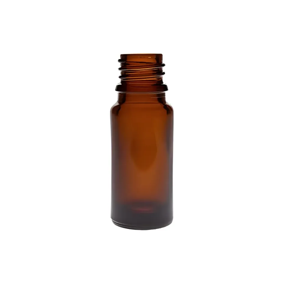 Hedenhus 10 ml brun glasflaske DIN18 lysbeskyttet