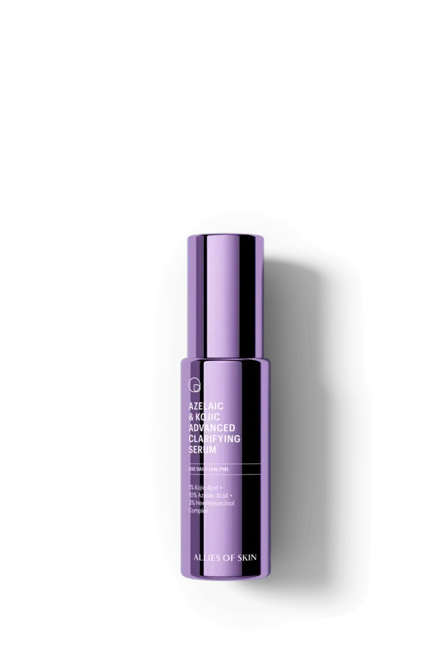 Allies of Skin Azelaic & Kojic Advanced Clarifying Serum mod ujævn hud