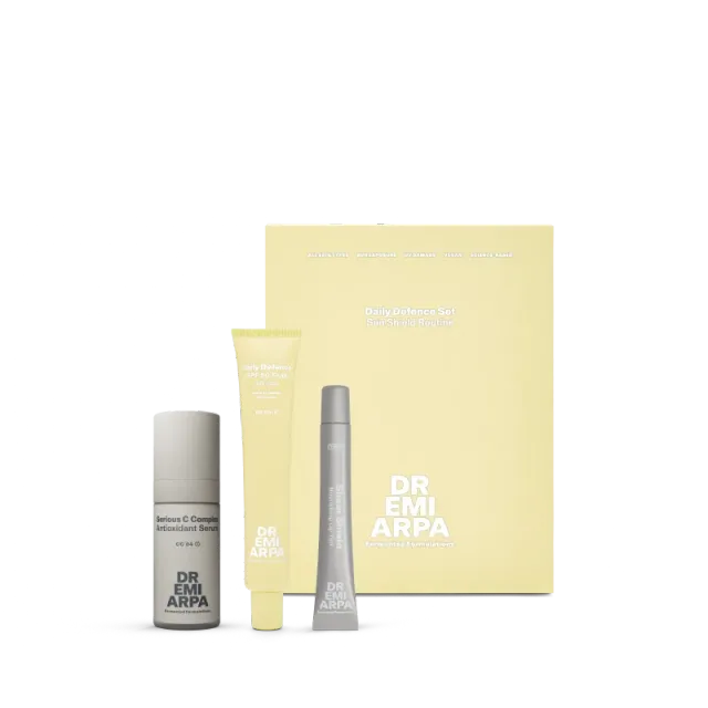 Dr. Emi Arpa Daily Defense Sæt med SPF og C-vitamin