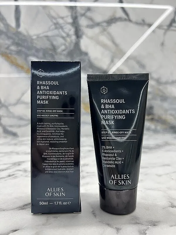 Allies of Skin Rhassoul BHA Purifying Mask lermaske 2% BHA