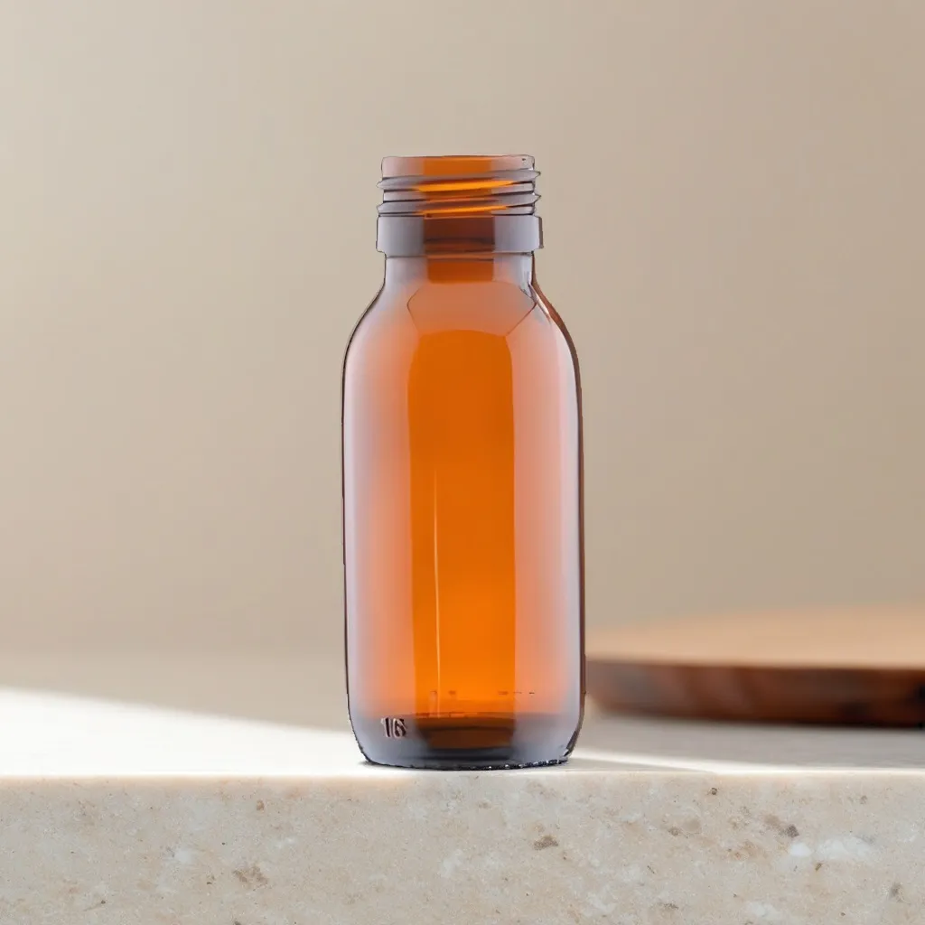 Hedenhus brun glasflaske 28/410 60 ml lysfølsom