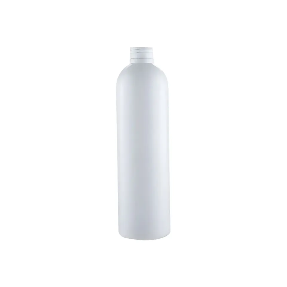 Hedenhus plastflaske 250 ml mat hvid RHDPE 24/410