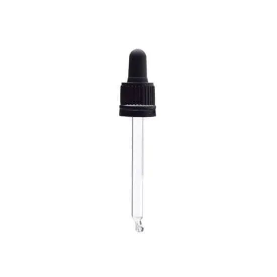 Hedenhus.dk sort pipettelåg DIN18 89 mm til 50 ml