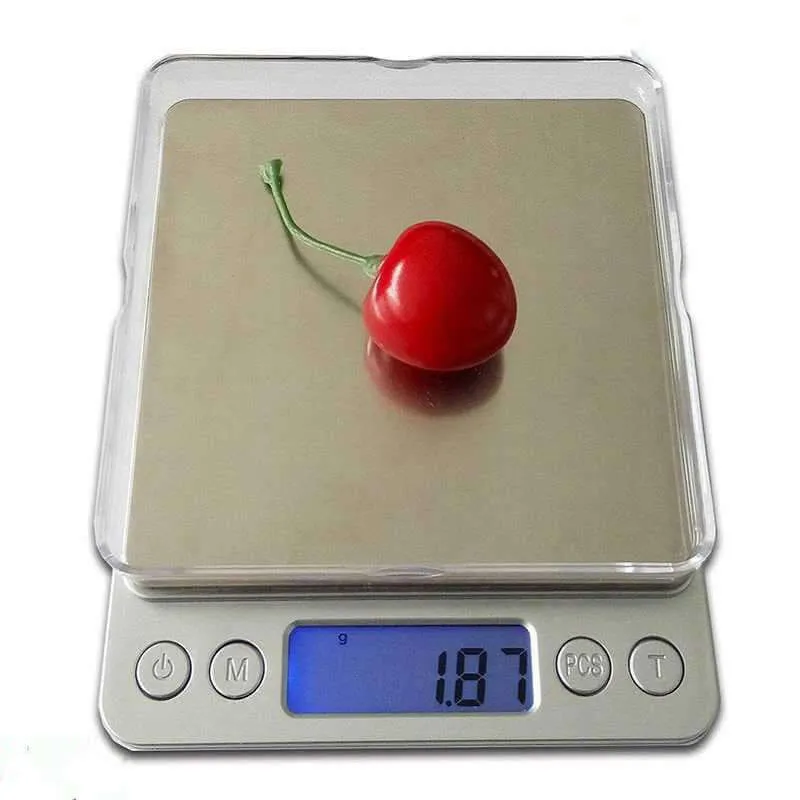 Hedenhus Digital vægt sølv 500 g 2 decimaler