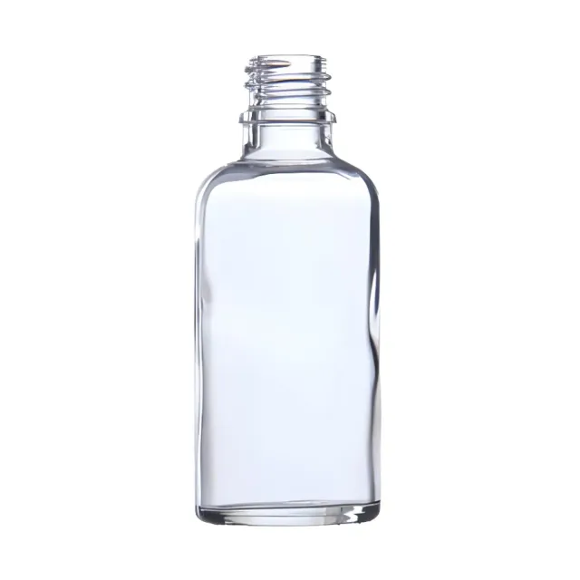 Hedenhus.dk 100 ml klar glasflaske DIN18 transparent