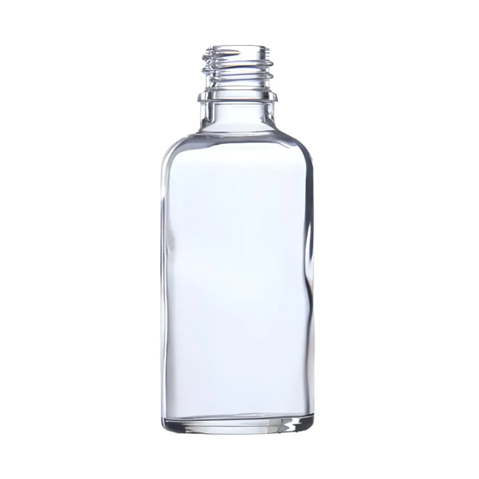 Hedenhus.dk 100 ml klar glasflaske DIN18 transparent