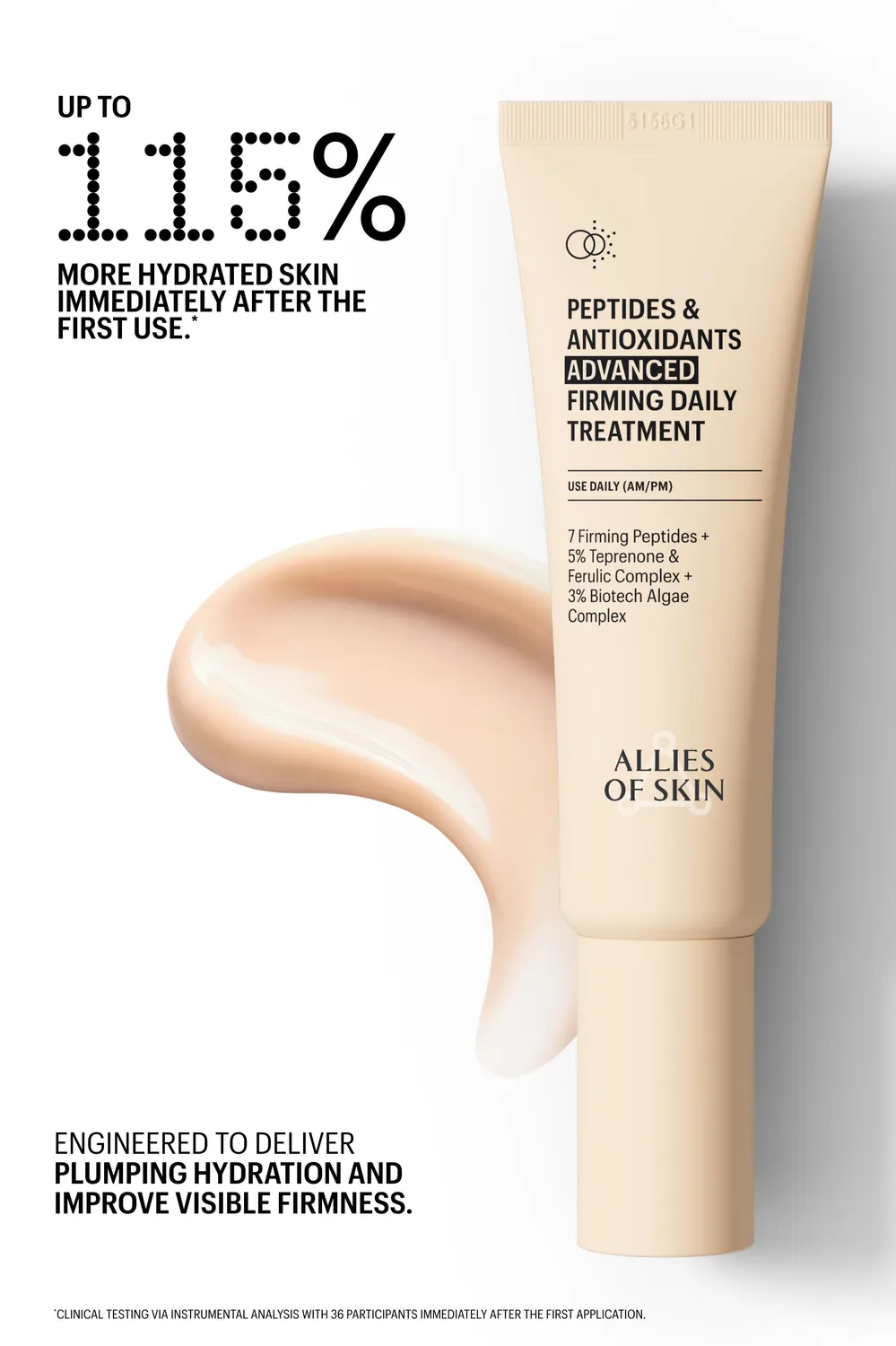 Allies of Skin Peptides & Antioxidants Advanced Firming Daily Treatment dagcreme 50 ml