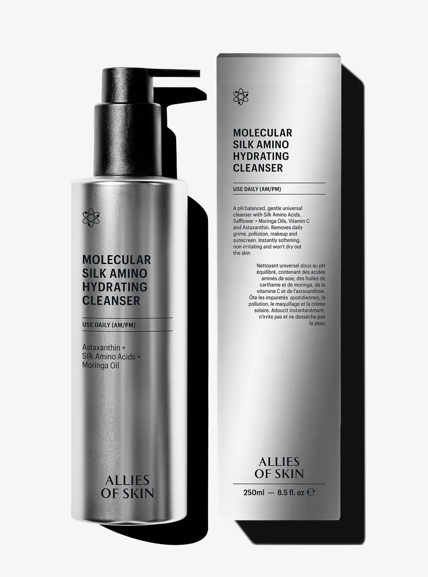 Allies of Skin Molecular Silk Amino Hydrating Cleanser rensegel large