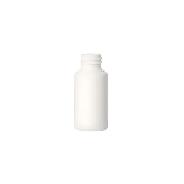 Hedenhus.dk hvid plastflaske 30 ml HDPE 24/410 mat