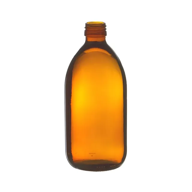 Hedenhus 500 ml brun glasflaske 28/410
